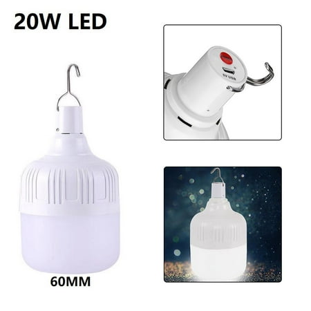 

80W USB Rechargeable LED Outdoor Night Light Bulb Emergency Lights Portable Lamp