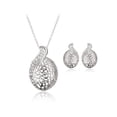 thumbnail image 1 of Chic Woman Colr de boda nupcial Pendientes Conjuntos jinwen  Los pendientes del collar de la joyería, 1 of 5