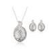 thumbnail image 1 of Hollow Alloy Rhines Leaf Pendant Neck Earring Sets Yuyangstore Los pendientes del collar de la joyería, 1 of 5