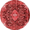 thumbnail image 1 of Ahgly Company Indoor Round Persian Red Traditional Area Rugs, 3' Round, 1 of 4