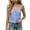 Light Blue, variant on Noric Women's Halter Tank Tops Sleeveless Summer Casual Cotton Linen V Neck Loose Fit Tops