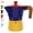 Blue/Yellow, variant on 6 Cup Aluminum Espresso Stovetop Moka Pot Express Coffee Maker Percolator Italian Classic Mocha Coffee Machine for Italian and Cuban Cafe Brewing for Home & Camping 300ml 10oz
