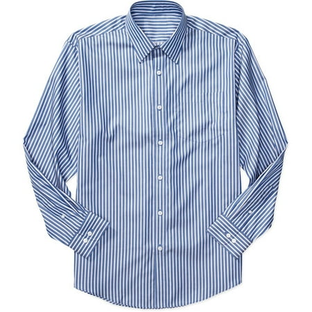 George - Big Men's Stripe Premium Dress Shirt