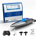 thumbnail image 1 of 24 Remote Control Motor Mini Speedboat with Water Sensing Automatic Flip and Self Righting Capability, 1 of 5
