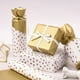 thumbnail image 4 of Papel de regalo WRAPAHOLIC 43 x 10 m reversible con lunares dorados, 4 of 8