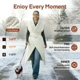 thumbnail image 5 of ZonLi Electric Cordless Heated Blanket, Portable Heated Wearable Blankets Battery Operated Heated Throw Blanket with Belt, Rechargeable Power Bank for Home, Office, Living Room, Travel, Camping,White, 5 of 10