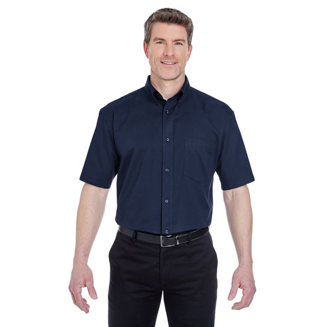 Adulto Manga Corta Whisper Twill NAVY 5XL ultraclub 8977