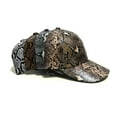 thumbnail image 3 of Snake Skin Print Leather Dad Hat Men Women Summer Baseball Cap Visor Caps Adjustable Bone Hats Gorras ,Fashion Design, 3 of 3
