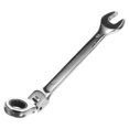 thumbnail image 4 of FUTUREORYY Ratcheting Wrench Tool for Confined Areas Steel Silver Adjustable 1Pack, 4 of 8