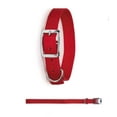 thumbnail image 2 of Bright Red Dog Collars Double Thick Nylon Strong Metal Buckle Heavy Duty (19 to 22 Inch), 2 of 7