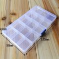 thumbnail image 2 of 8/10/15 Grid Fishing Clear Storage Box Transparent Fish Hook Organizer Plastic Jewelry Container, 2 of 9