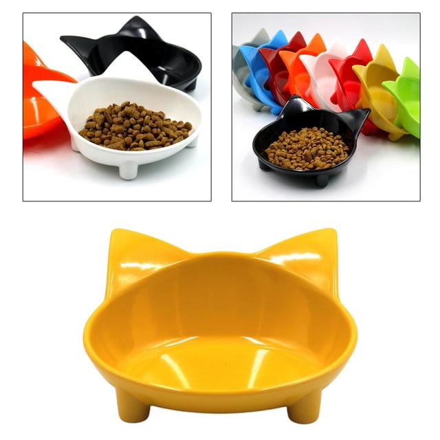 Tazones de comida Colco Tazón de agua antideslizante Amarillo