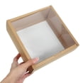 thumbnail image 2 of Cajas de regalo con ventana transparente, contenedores de embalaje para cupcakes, Cajas de Regalo para fiestas, 5 uds., 2 of 7