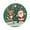 Pattern-3, variant on Ceramic Ornament Colorful Rainbow Flowers Gnome Personalized Christmas Ornament Spring Summer Gnome Ornament Christmas Ornaments for Christmas Tree Decorations