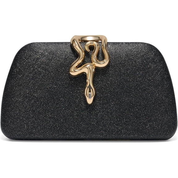 GASTROPOD Clutch Purses for Women,Formal Evening Handbags,White Clutch for Wedding|Satin Evening Bags,Womens Snake Clutches with Chain,Small Clutch Purse for Party Dressy Gala Cocktail