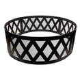 thumbnail image 2 of Red Mountain Valley 36" Heavy Duty Wood Burning Fire Pit Ring, Insert with Spark Screen, Outdoor Fire Ring for Backyard Bonfire, Camping, Beach Party, Grill Ready (Cross Weave), 2 of 7