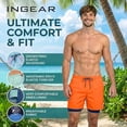 thumbnail image 4 of INGEAR Men's Swim Trunks Quick Dry Athletic Shorts with Boxer Lining, 4 of 6