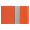 thumbnail image 4 of Estuche para tarjetas de visita de acero inoxidable Nikou, doble apertura, color naranja, 4 of 9