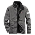 thumbnail image 2 of New Men Fleece Jacket Pockets Thicken Polar Jackets Cold-Proof Overcoat Plus Size Women Coat Winter Windbreaker Jackets For Men, 2 of 6