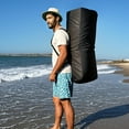 thumbnail image 3 of Garvee Inflatable Stand-up Paddle Board, 10.6' x 32'' x 6'', Manual Pump, with Camera Mount, White & Blue, 3 of 8