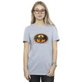 thumbnail image 2 of DC Comics Womens The Flash Batman Red Splatter Cotton Boyfriend T-Shirt, 2 of 3
