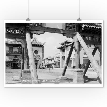 Los Angeles, CA New Chinatown Street Scene Photograph (9x12 Art Print, Wall Decor Travel