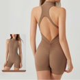 thumbnail image 2 of asddcavvf Bikini Sets for Women Seamless Yoga Bodysuit With Zipper Back Butt Lifting Design Two Soft, 2 of 6