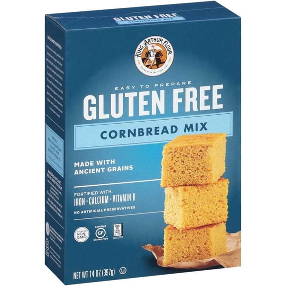 King Arthur - Mix Cornbread Gluten Free - 14 Oz, Case of 6