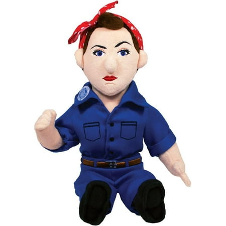 Little Thinkers Rosie The Riveter Plush - Unemployed Philosophers Guild 02512