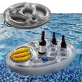 thumbnail image 1 of Beach Swimming Pool Floating Drink Holder Inflatable Coaster Cup Stand Niuniu, 1 of 4