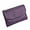 Purple, variant on Unisex Pebble Leather Wallet, 5.3In Short Genuine Leather Coin Card Holder, Unisex Clutch Bags, Can Hold Coins, Id Cards