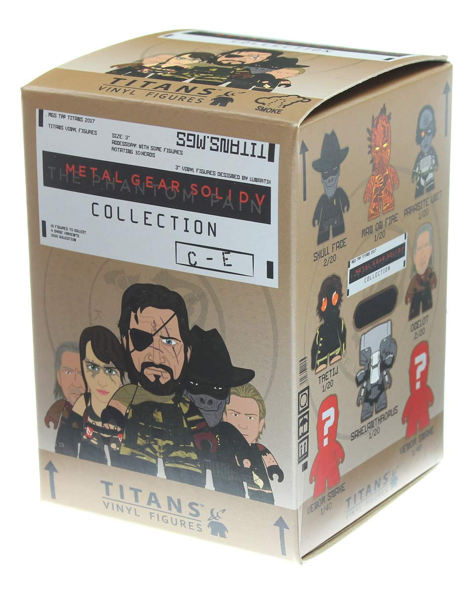 Metal Gear Solid V Collection Titans Vinyl Figures Man On Fire 1/20 