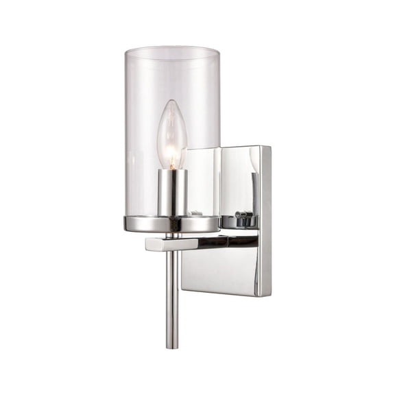Thomas Lighting - 1 Light Wall Sconce   Chrome Finish - Thomas Lighting