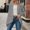 03 Black, variant on Weiqiqre Womens Tops, Open Front Cardigan, Long Sleeve Soft Ribbed Knit All-Season Outerwear with Irregular Hem