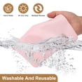 thumbnail image 4 of Uxcell 12Pcs Microfiber Cleaning Cloth for Glasses, 12x12inch Eyeglass Cleaning Cloth for Screens Cameras Cell Phones Electronics Lenses, Light Blue, 4 of 6