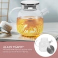 thumbnail image 4 of Transparent Glass Tea Kettle Tearoom Pot for Tea Brewing, 4 of 5