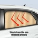 thumbnail image 5 of Cortinas para coche, parasol para ventana trasera de coche, aislamiento térmico, estiramiento automático, riel de succión magnético, parasol universal para coche., 5 of 6