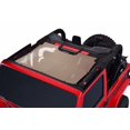 thumbnail image 4 of SPIDERWEBSHADE JKini Mesh Jeep Sunshade Bikini Top Compatible with Jeep Wrangler JKU (2007-2018) Made in The USA Mesh Sun Shade Top Sunshade Jeep Accessory in Tan, 4 of 4