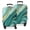 Teal and Gold, variant on Blue Marble Gold Wave Pattern Luggage Cover Fashion Suitcase Cover Baggage Covers Fit 25-28 Inch Luggage (Go Travel)