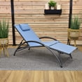 thumbnail image 6 of Vivere Aluminum Dockside Sun Lounger with Pillow - Cape Cod, 6 of 7