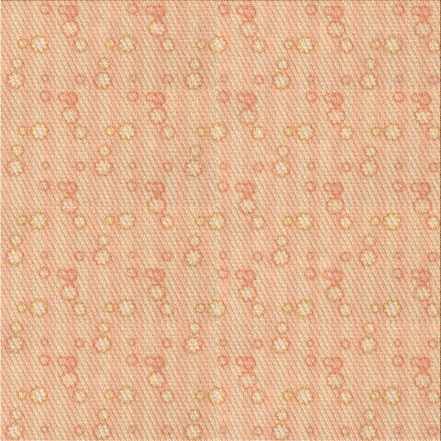 Ahgly Company Tapis d'Intérieur Lavable en Machine Carré Transitionnel Orange Pastel, 6 Pieds Carré