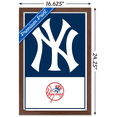 thumbnail image 3 of MLB New York Yankees - Logo 22 Wall Poster, 14.725" x 22.375" Framed, 3 of 5