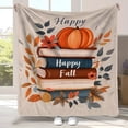 thumbnail image 3 of A Country Style Flannel Throw Blanket, Warm Cozy Seasonal Atmosphere Fashion Soft Warm Blanket All Season Travel Blanket Vintage Style, 3 of 9