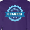 thumbnail image 4 of Inktastic Grandparents Day Worlds Best Grandpa Long Sleeve T-Shirt, 4 of 5