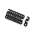 thumbnail image 1 of 10Pieces Tent Rope Adjuster Ultralight Strong for Outdoor Shelters Accessories Activity Black, 1 of 9
