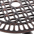 thumbnail image 3 of Better Homes & Gardens 14in Brown Cast Iron Plant Caddy, 3 of 5