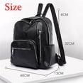 thumbnail image 2 of WEISIPU Vintage Women Ladies Soft Leather Casual Rucksack Shoulder Bag Backpack, 2 of 5