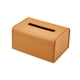 thumbnail image 1 of Caja de pañuelos de cuero para el hogar, la oficina, la sala de estar, soporte para pañuelos con resorte inferior para gabinete de esquina, caja de servilletas de goma suave con apertura en forma de, 1 of 6