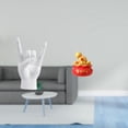 thumbnail image 2 of Adorno Decorativo De Gesto De Roca: Mano Creativa Y Bolsa De Dinero. Figura Artística Para Apartamento, Dormitorio, Restaurante Y Como Regalo De Inauguración., 2 of 8