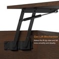 thumbnail image 4 of GUNAITO Lift Top Coffee Table with Storage, Square Coffee Table and modern Farmhouse Centre Table for Living Room, Walnut, 4 of 8